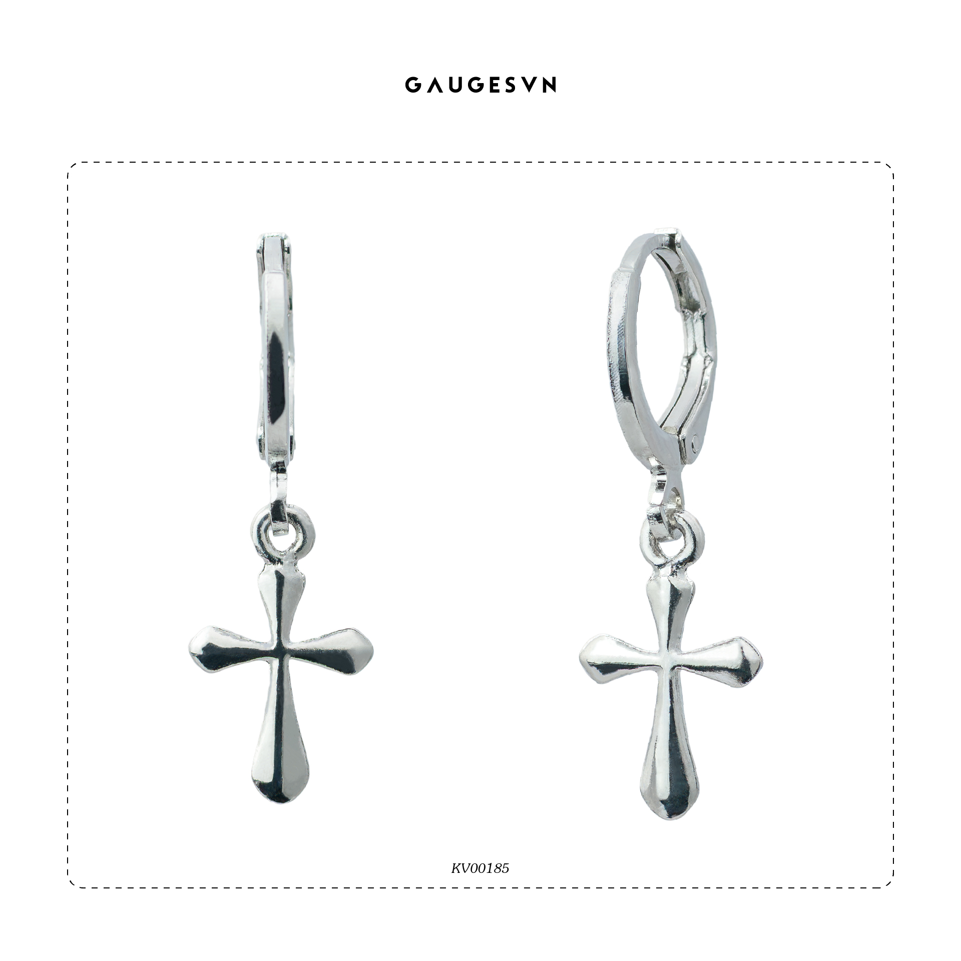 Khuyên tai vòng "Cross Earrings"