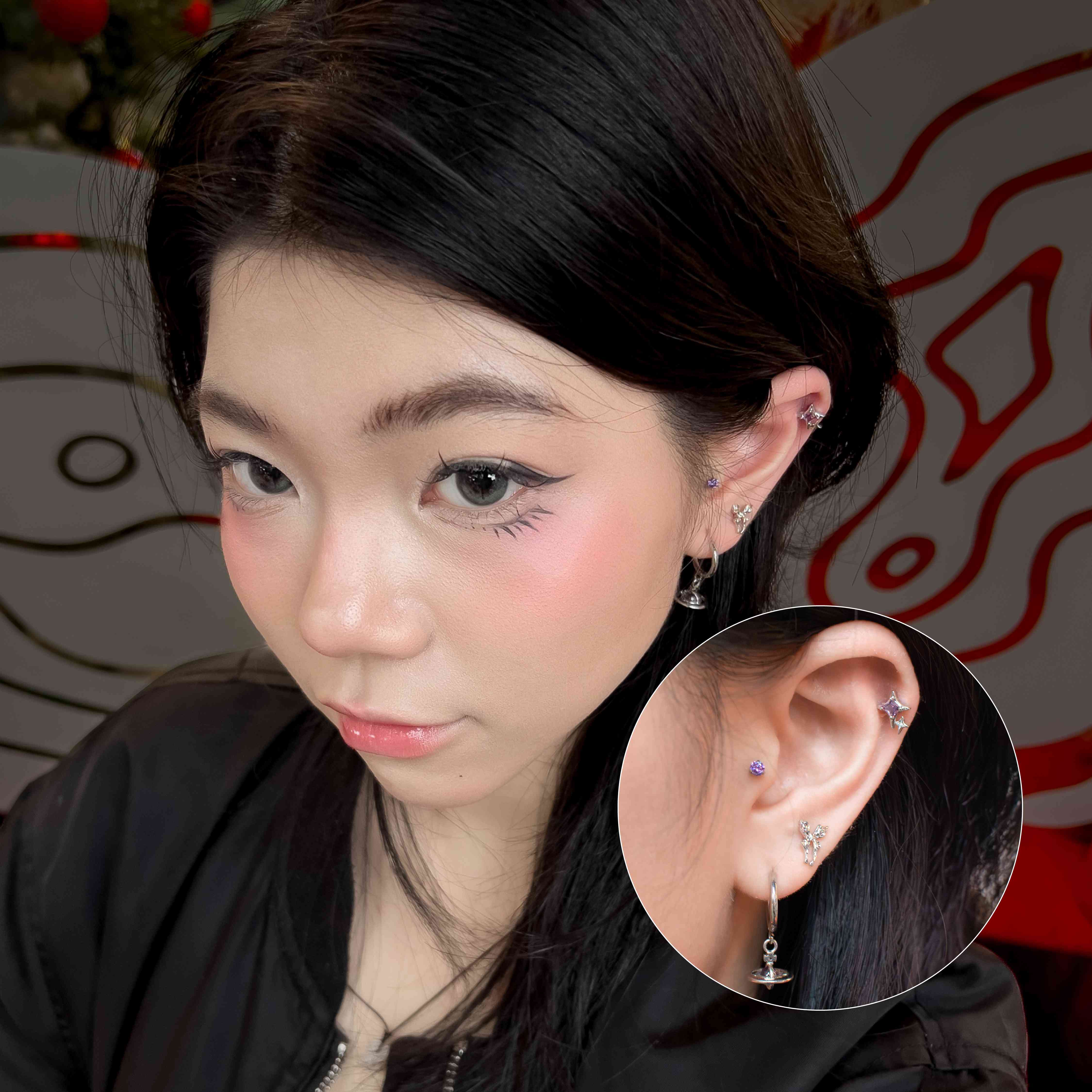 Khuyên tai Twinkle Star 3 màu