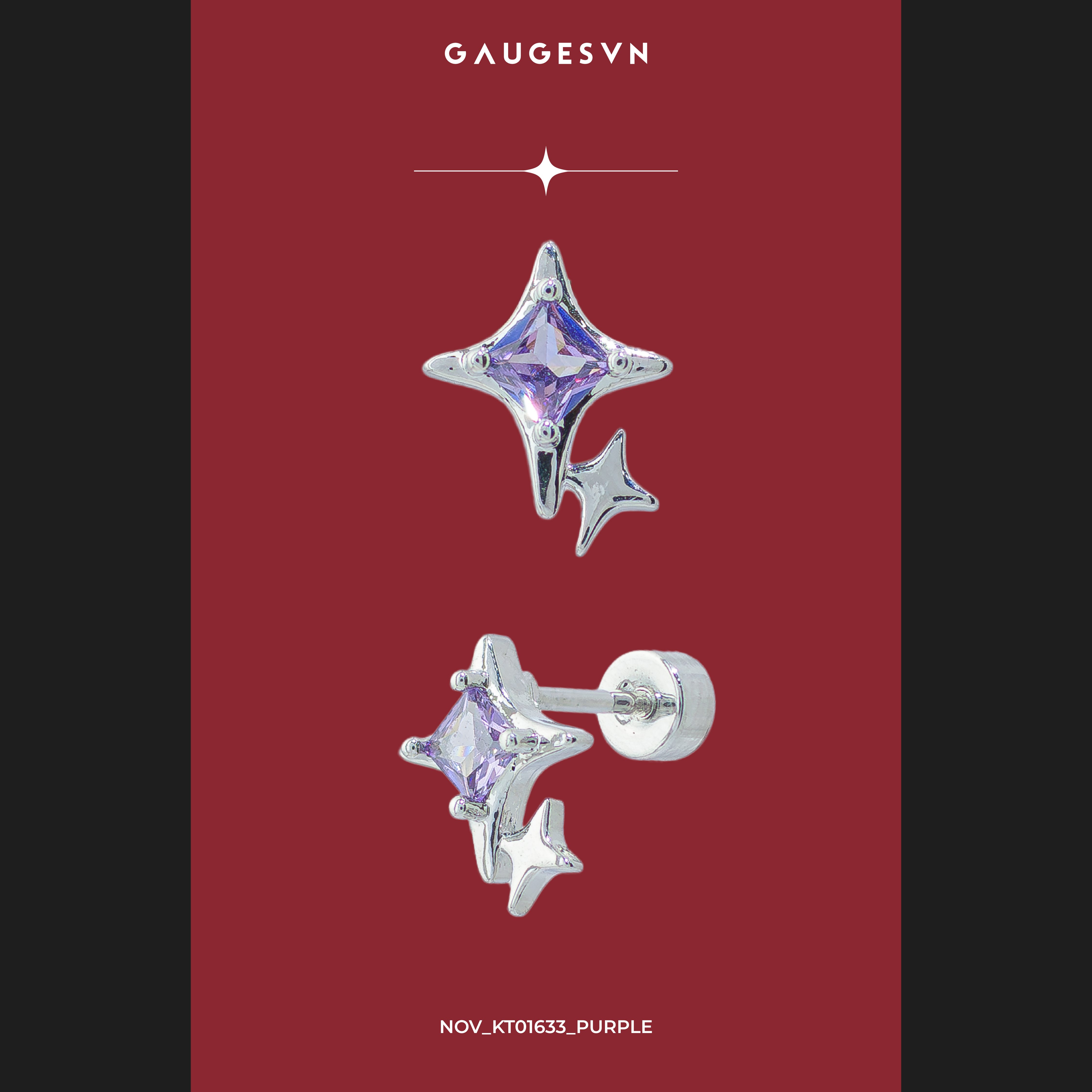 Khuyên tai Twinkle Star 3 màu