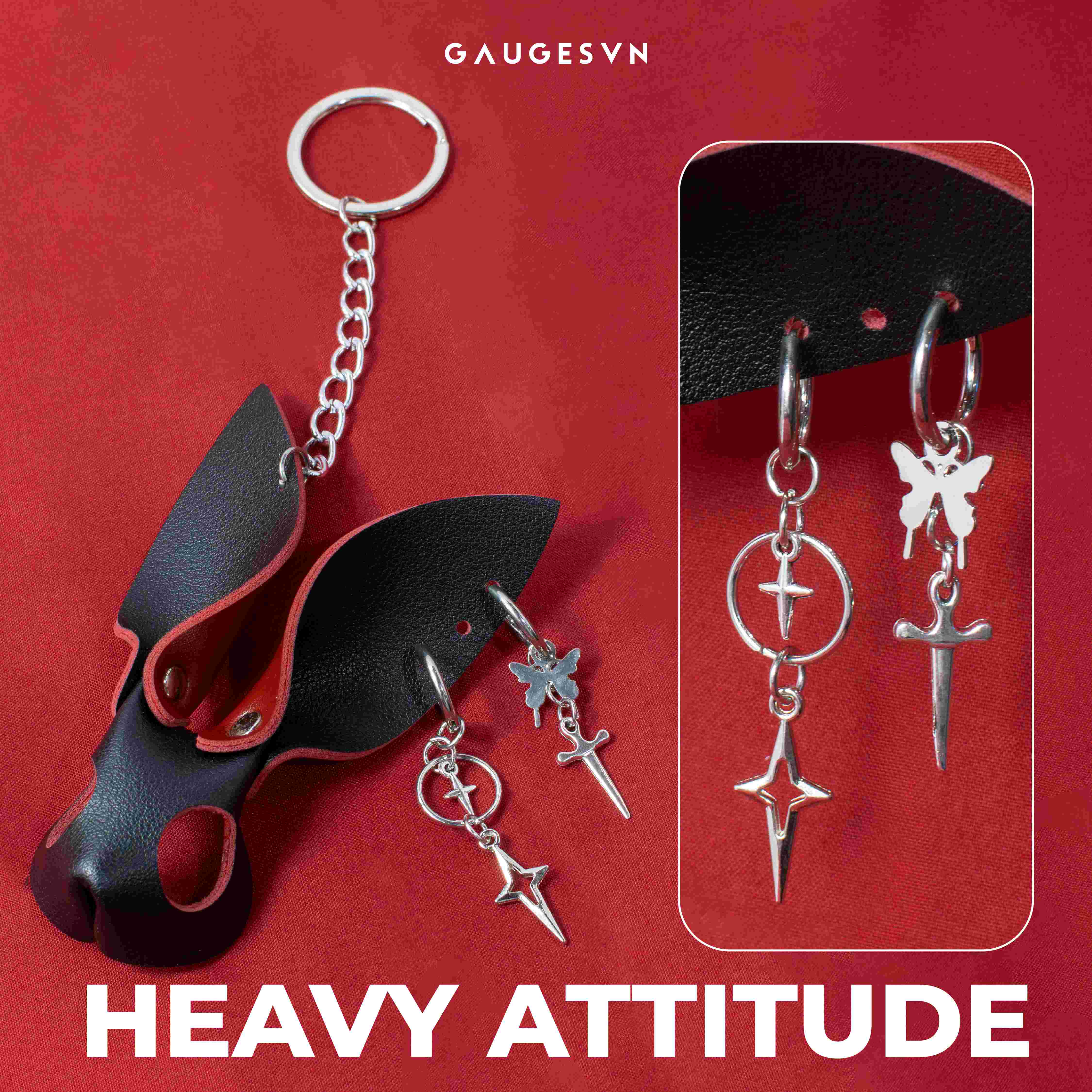 Khuyên tai vòng Heavy Attitude Collection
